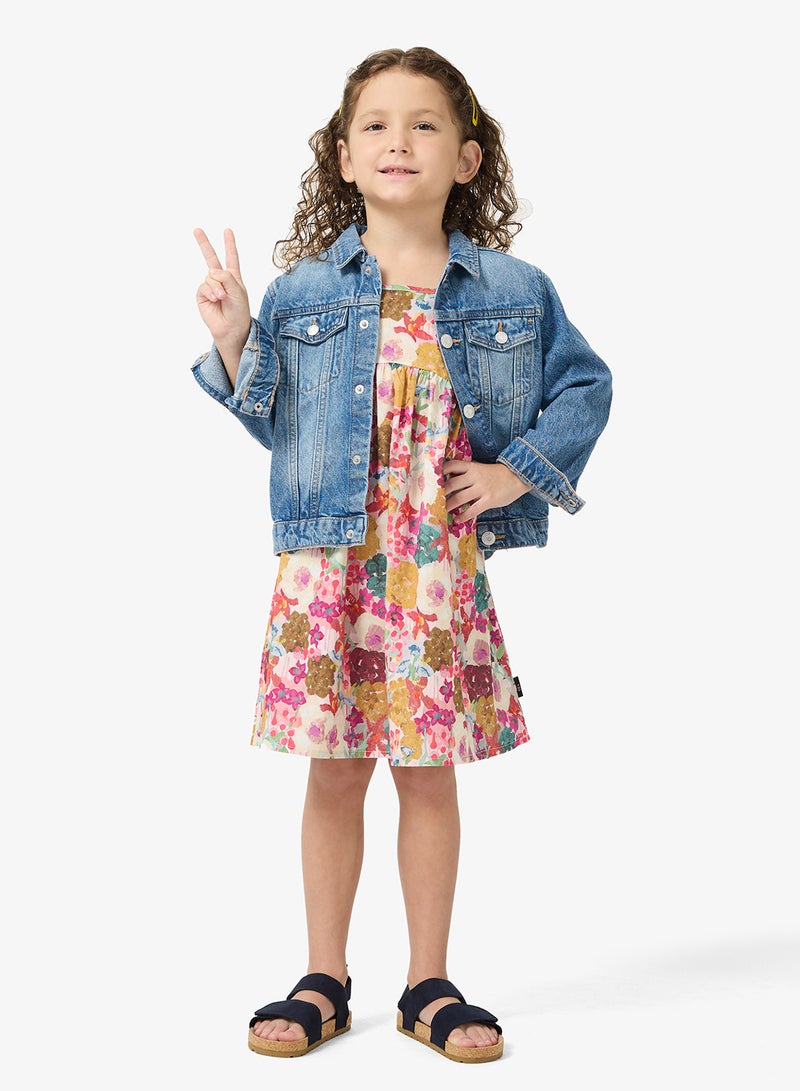 Pinata Tropical Floral Strappy Dress - Image 4